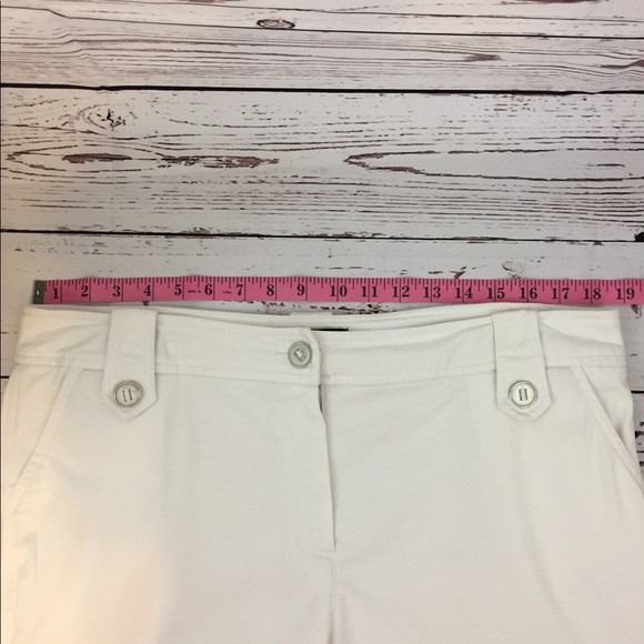 SANDRO Women White Capri size 14W - Picture 2 of 8
